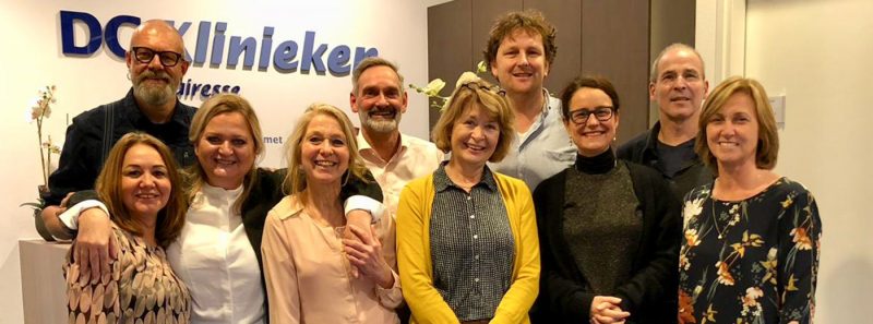 Foto van het hiv-zorg team op het HIV behandelcentrum in Amsterdam